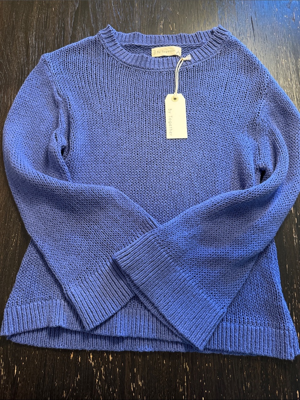 By Together Periwinkle Crewneck Sweater